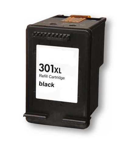 Refill-Tintenpatrone ersetzt HP 301XL schwarz