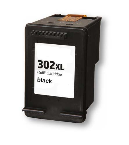 Refill-Tintenpatrone ersetzt HP 302XL schwarz