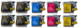 Brother DCP-365CN deltalabs Druckerpatronen Sparpaket