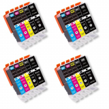 Canon Pixma TS6251 deltalabs Tintenpatronen Sparpaket XXL